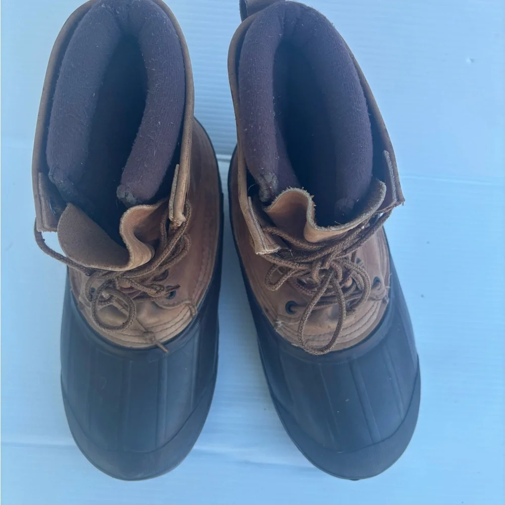 Lacrosse Brown and Black Rain & Snow Boots with Waterproof Design